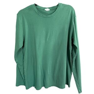 Lake T-Shirt Mens Medium Green Casual Lounge Everyday Minimalist‎ Basic Comfort